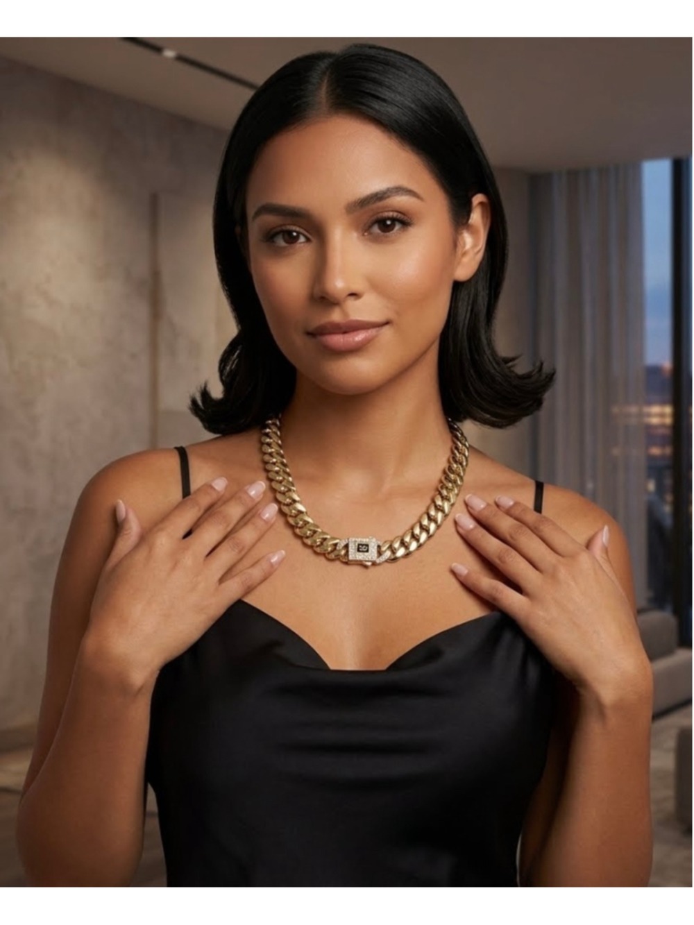 Women's Unbranded Gold tone Cuban Link Necklace
